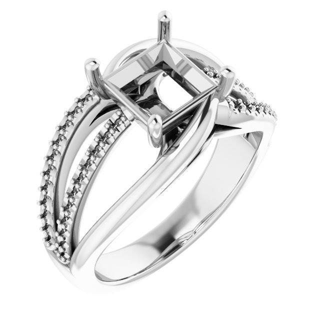 Accented Engagement Ring
