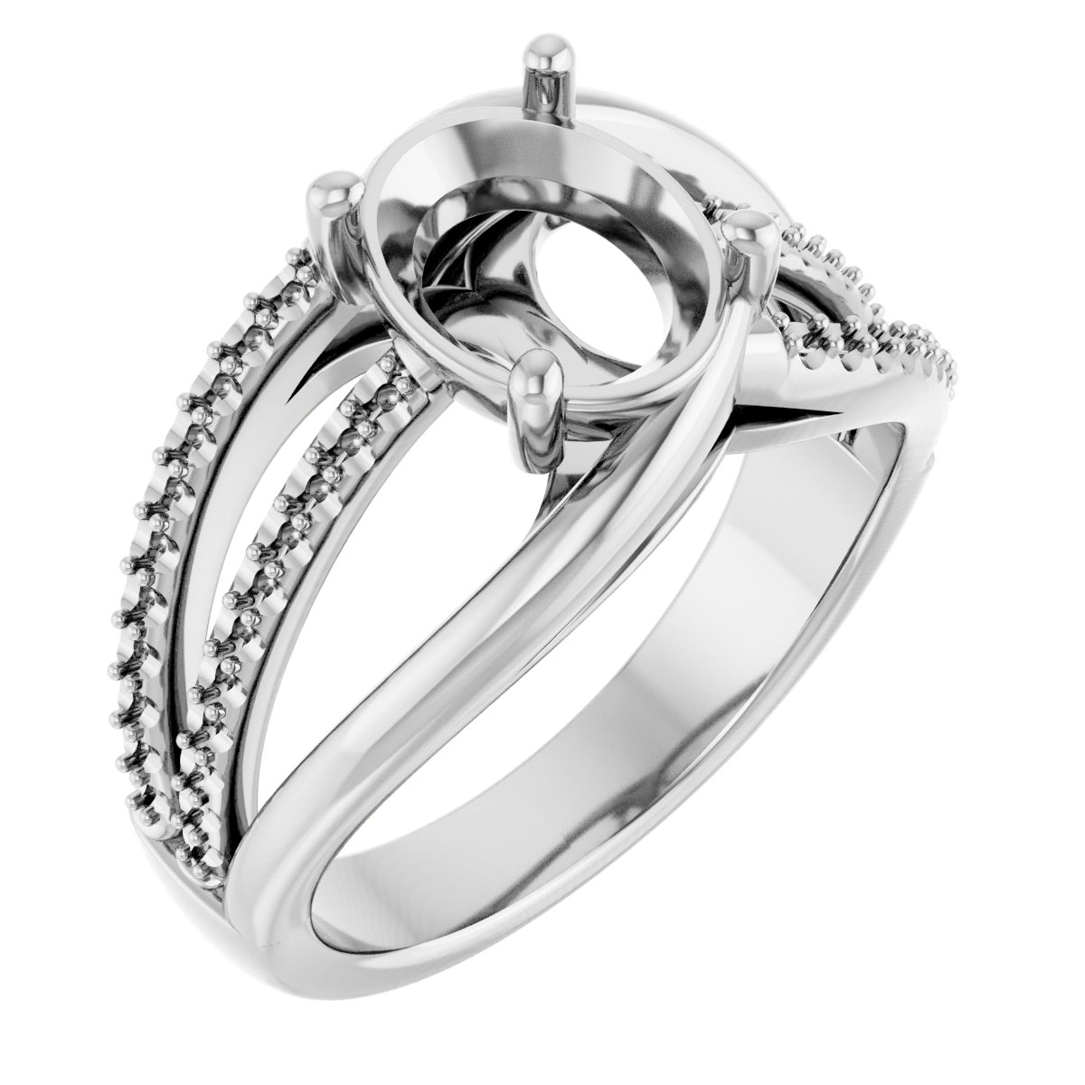 Accented Engagement Ring