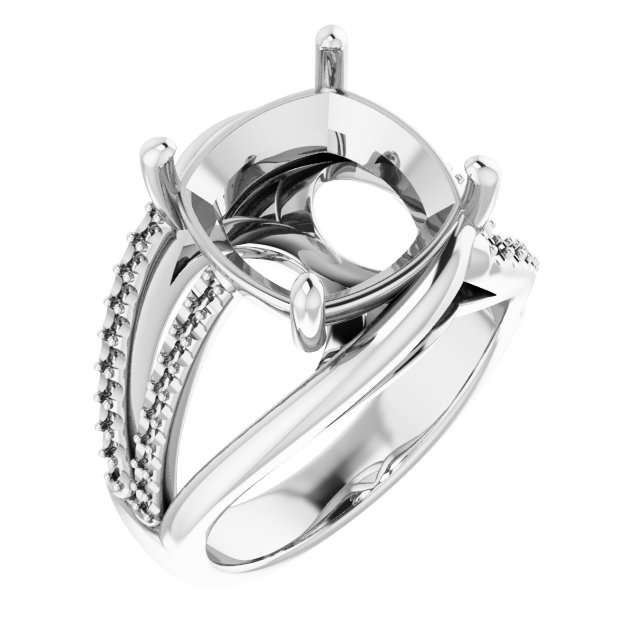 Accented Engagement Ring