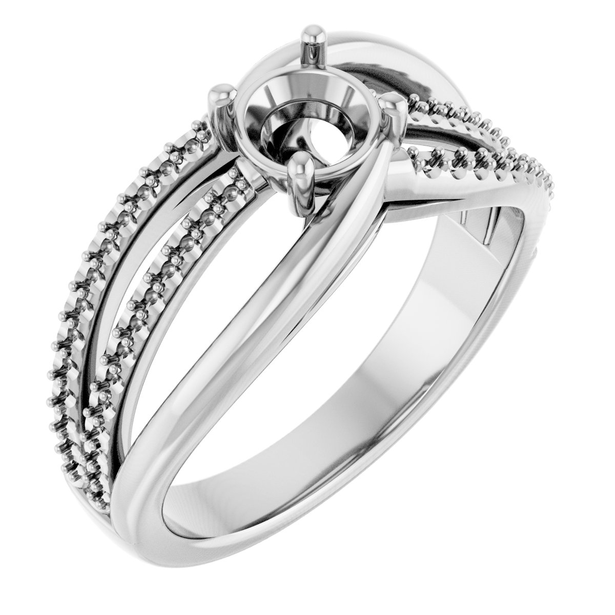 Accented Engagement Ring