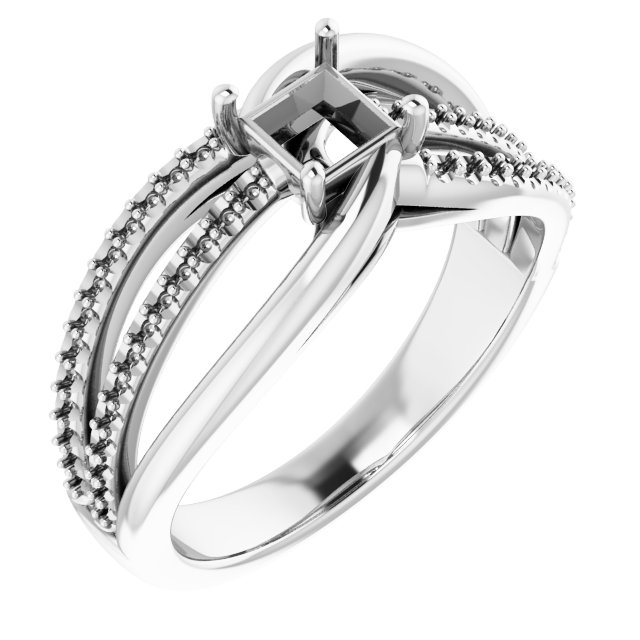 Accented Engagement Ring