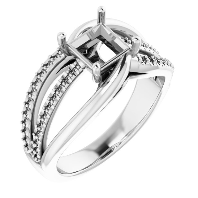 Accented Engagement Ring