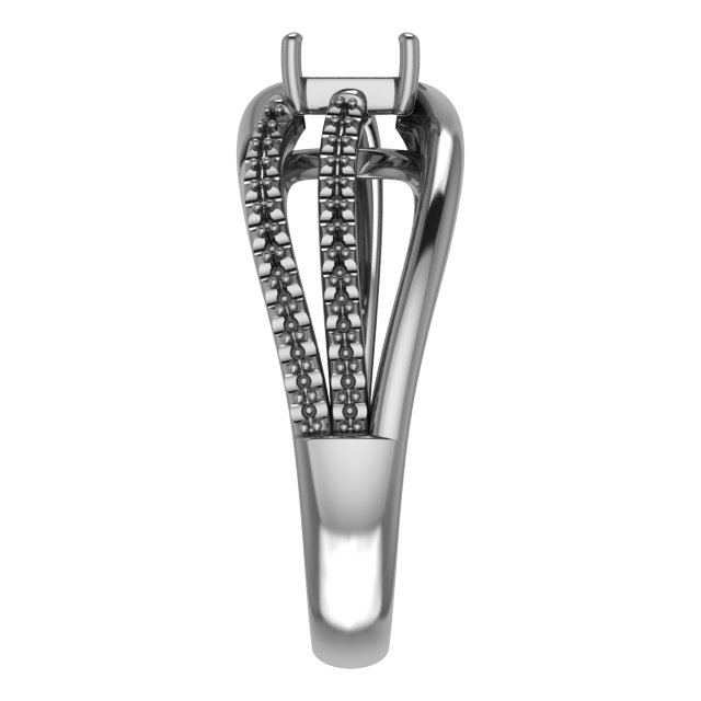 9x4.5 mm Marquise Engagement Ring Mounting view 4