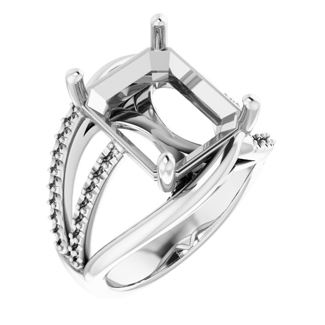 Accented Engagement Ring