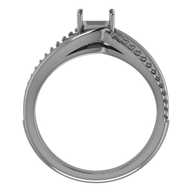 9x4.5 mm Marquise Engagement Ring Mounting view 2