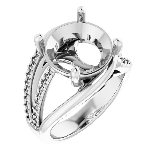 Accented Engagement Ring
