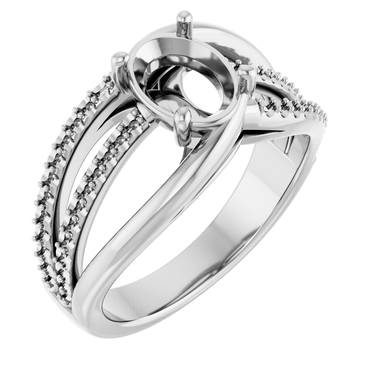 Accented Engagement Ring