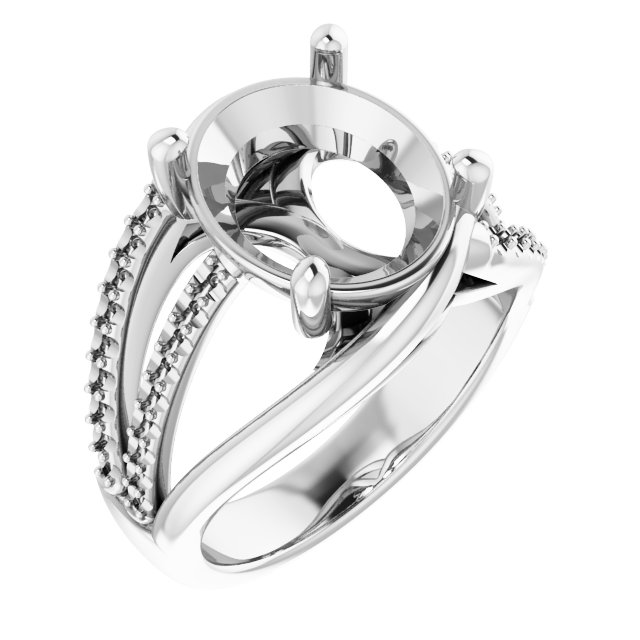 Accented Engagement Ring