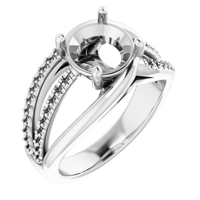 Accented Engagement Ring