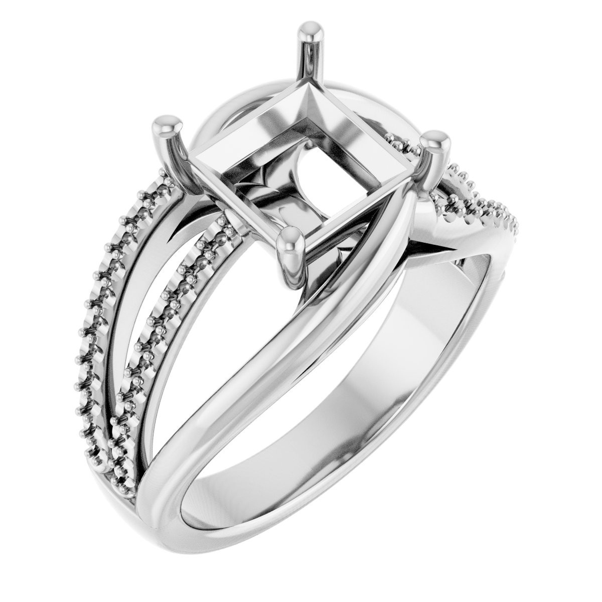 Accented Engagement Ring