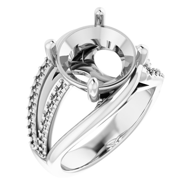 Accented Engagement Ring