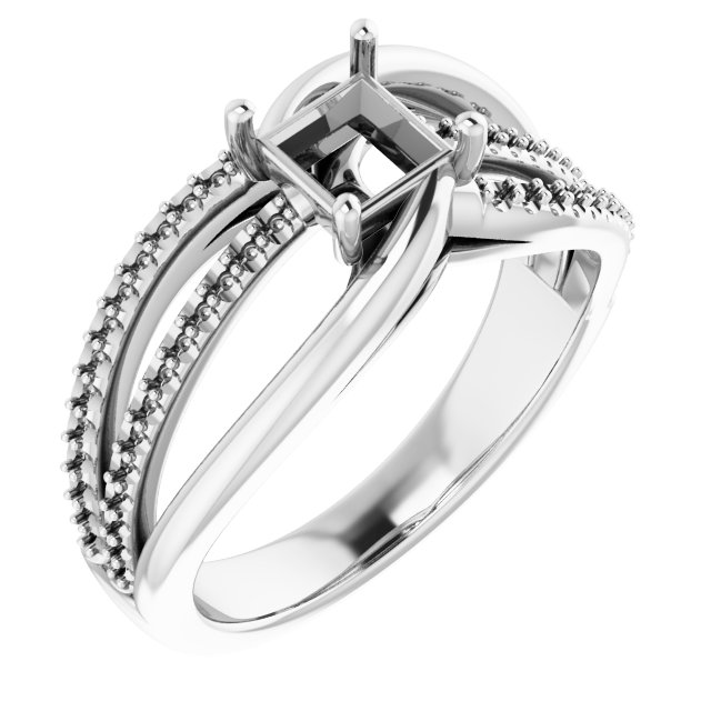 Accented Engagement Ring