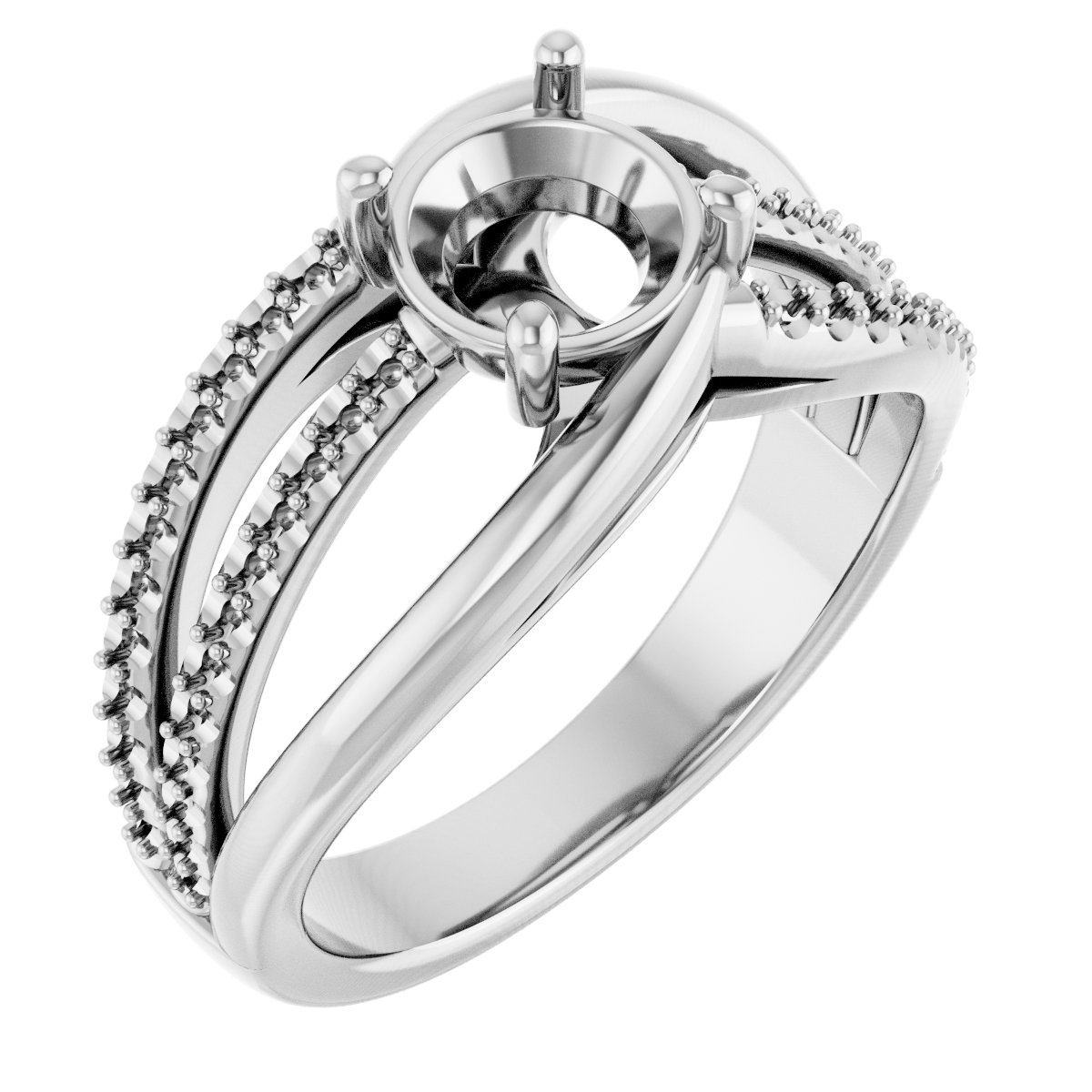 Accented Engagement Ring
