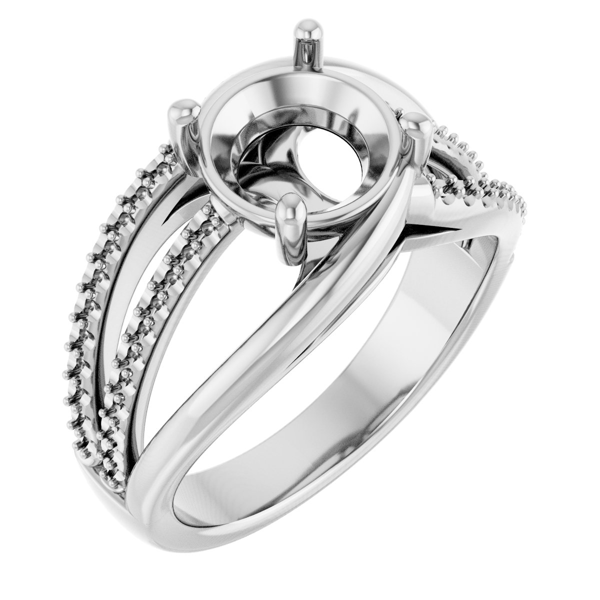 Accented Engagement Ring