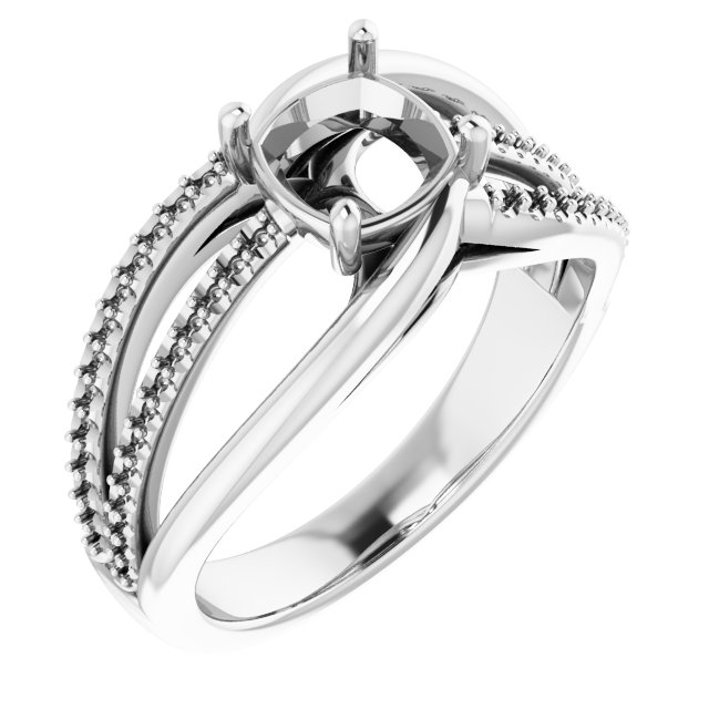 Accented Engagement Ring