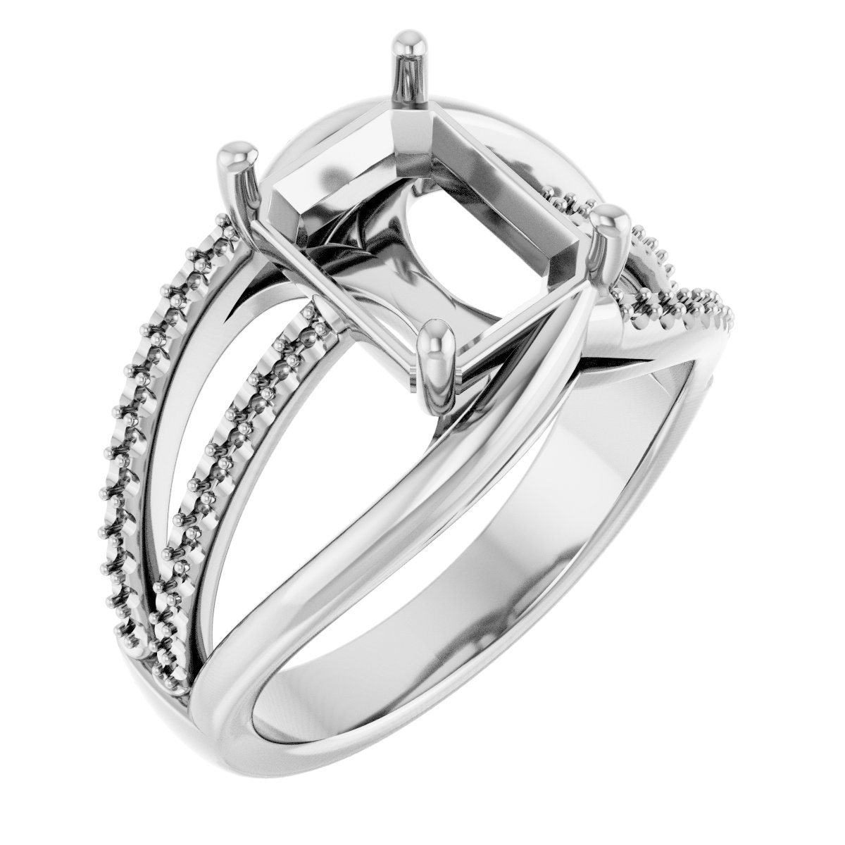 Accented Engagement Ring