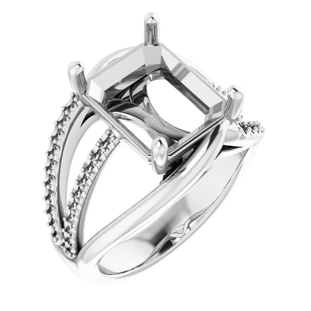 Accented Engagement Ring