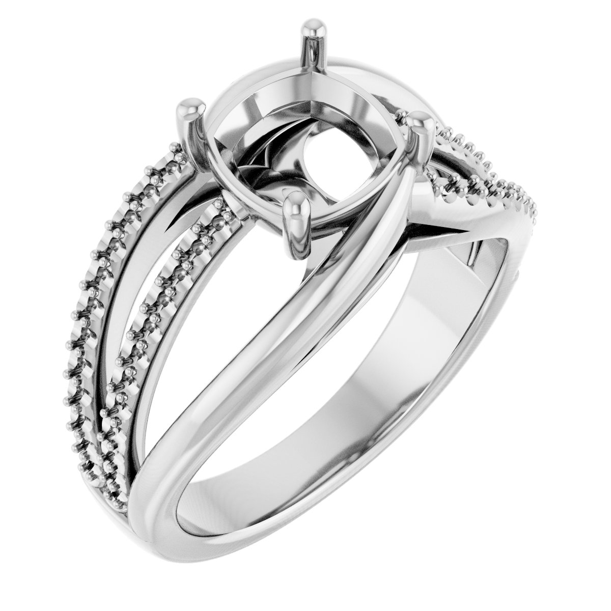 Accented Engagement Ring