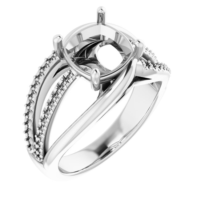 Accented Engagement Ring