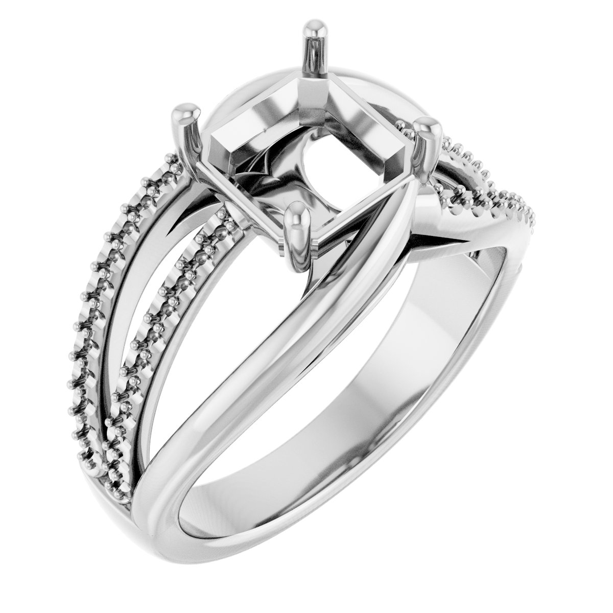 Accented Engagement Ring
