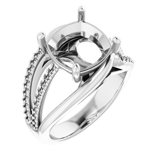 Accented Engagement Ring
