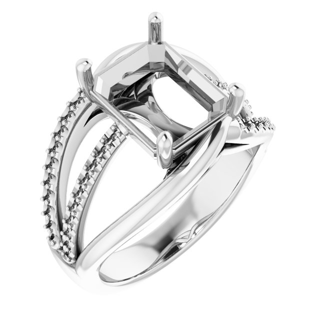Accented Engagement Ring