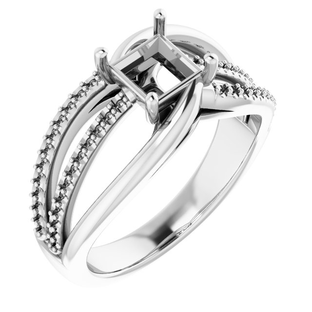 Accented Engagement Ring