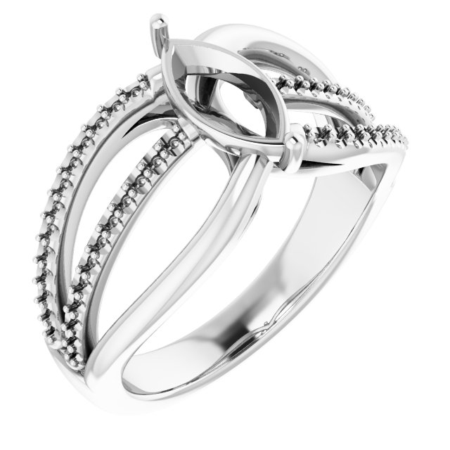 Accented Engagement Ring