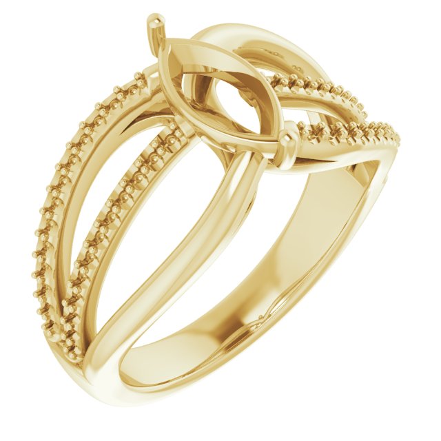 14k Yellow Gold