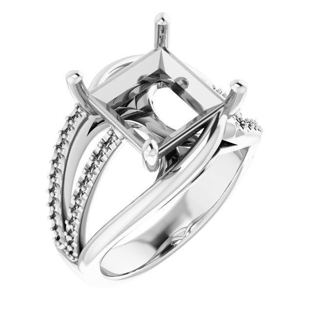 Accented Engagement Ring