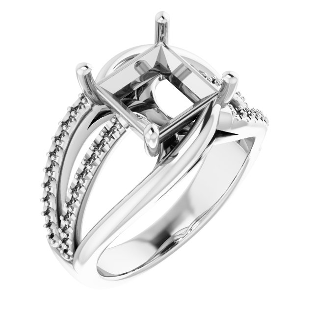 Accented Engagement Ring