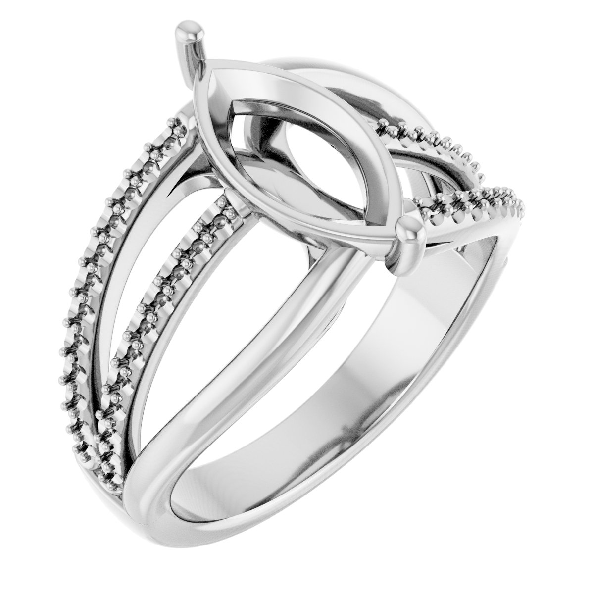 Accented Engagement Ring