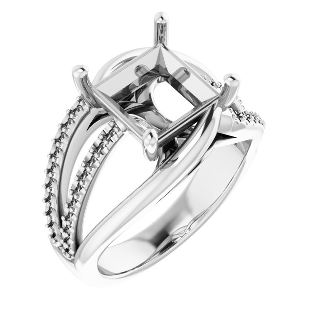 Accented Engagement Ring