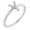 14K White .05 CTW Diamond Initial Y Ring Ref. 15158850