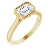 Bezel-Set Engagement Ring or Band