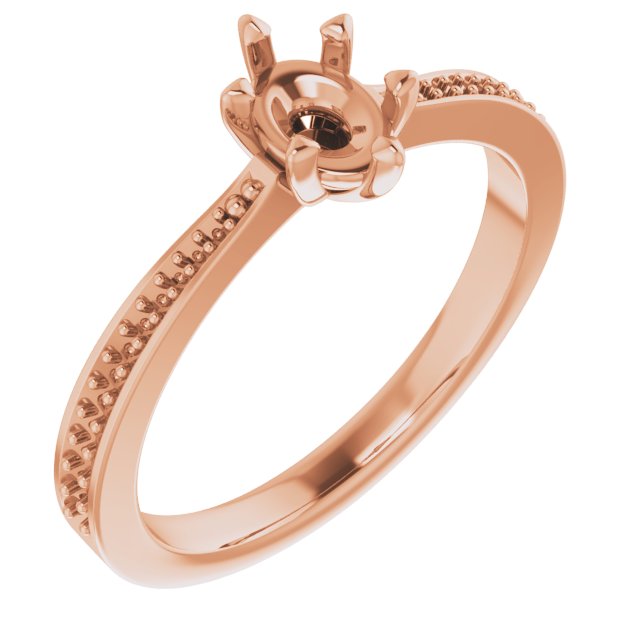 Accented Engagement Ring or Band