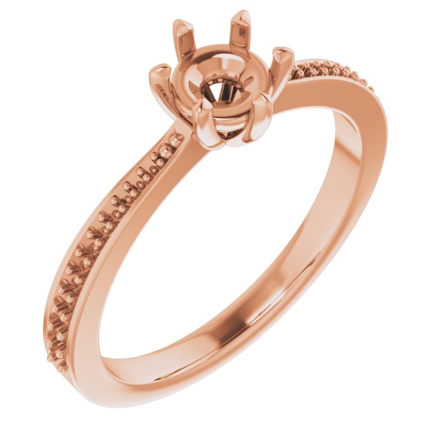Accented Engagement Ring or Band