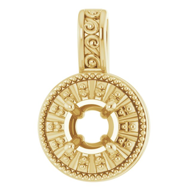 Halo-Style Pendant