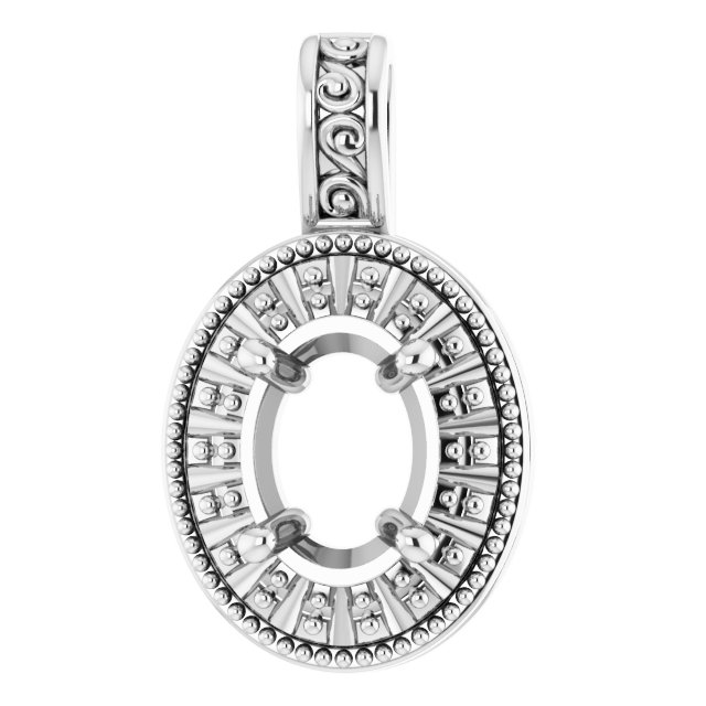 Halo-Style Pendant