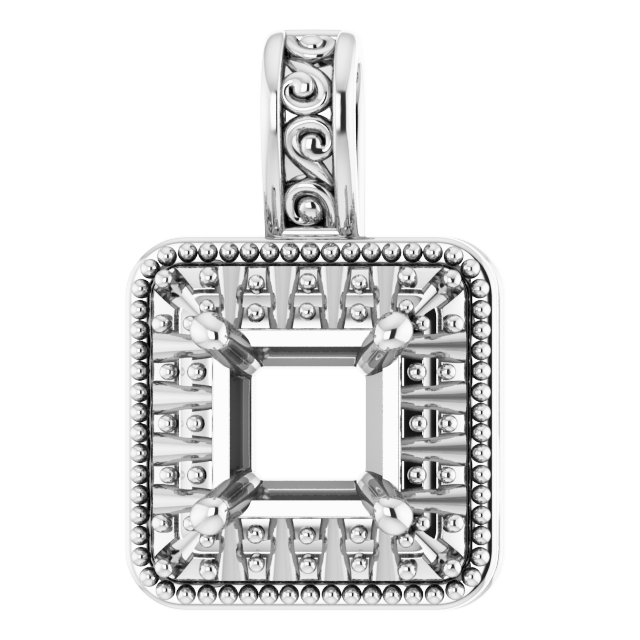 Halo-Style Pendant