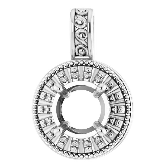 Halo-Style Pendant