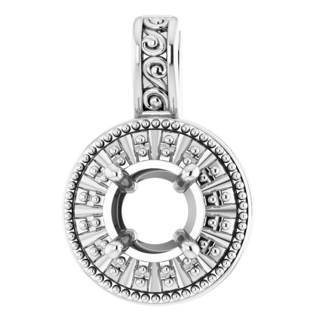 Halo-Style Pendant