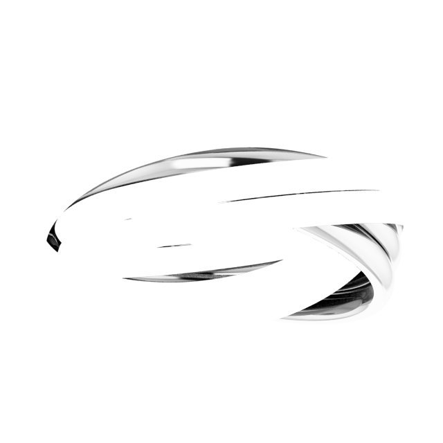 14K Tri-Color 6-Band Rolling Ring Size 4.5