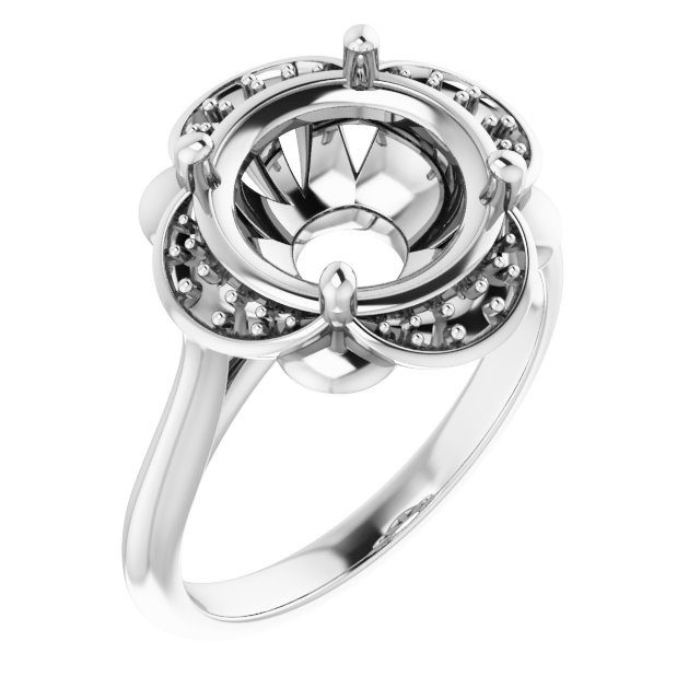 Halo-Style Engagement Ring