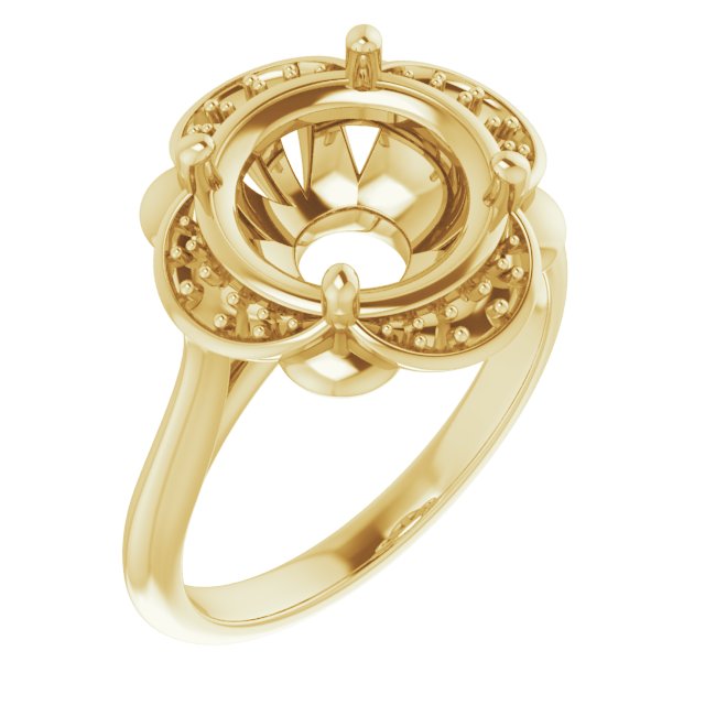 Halo-Style Engagement Ring