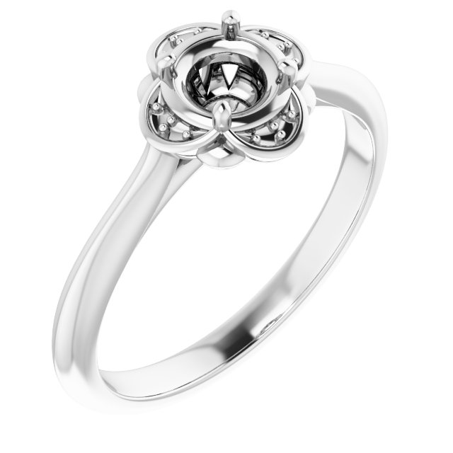 Halo-Style Engagement Ring