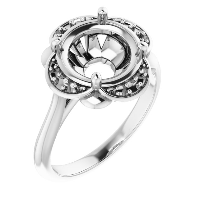Halo-Style Engagement Ring