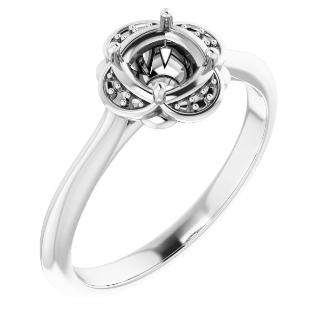 Halo-Style Engagement Ring
