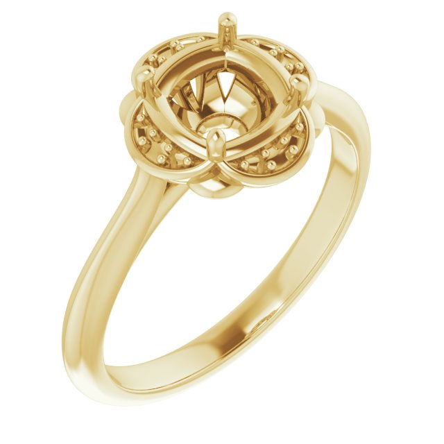 Halo-Style Engagement Ring