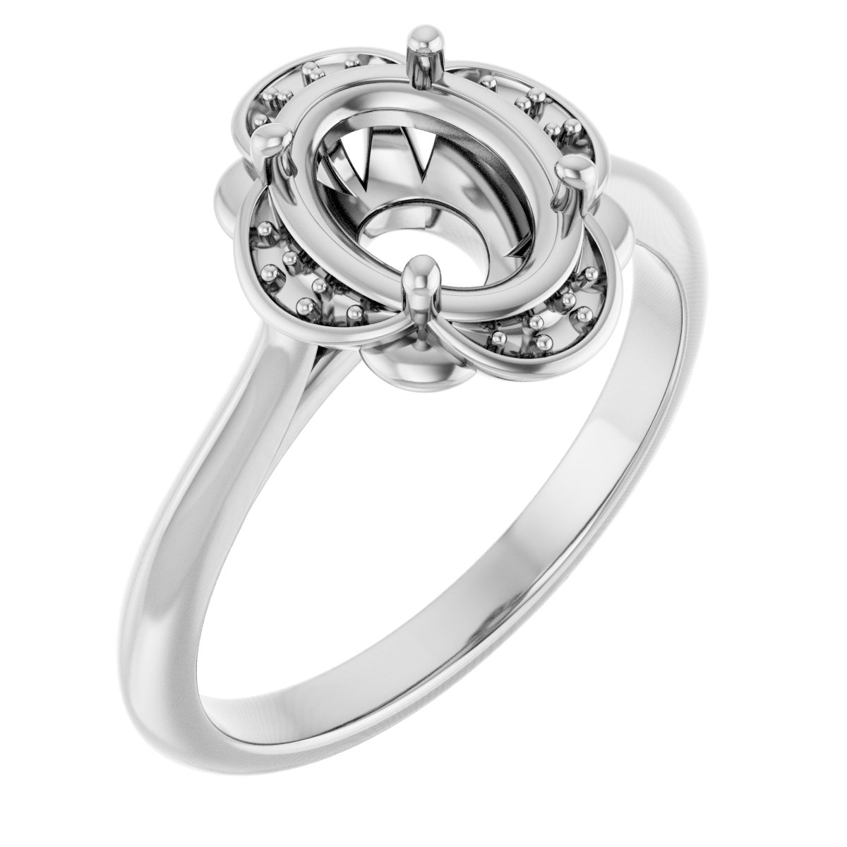 Halo-Style Engagement Ring